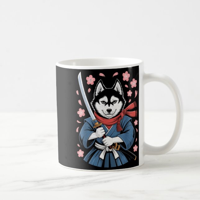 Caneca De Café Siberian Husky Dad Cute Japanese Anime Stuff Samur (Direita)