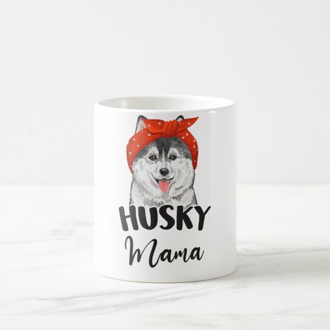 Caneca De Café Siberian Husky Dog Breed Mãe Gift (Centro)