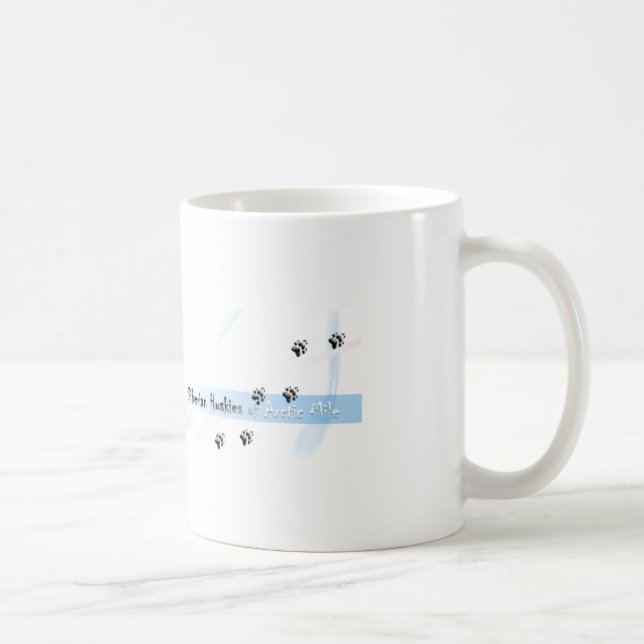 Caneca De Café Siberian Husky Puppie with lights (Direita)