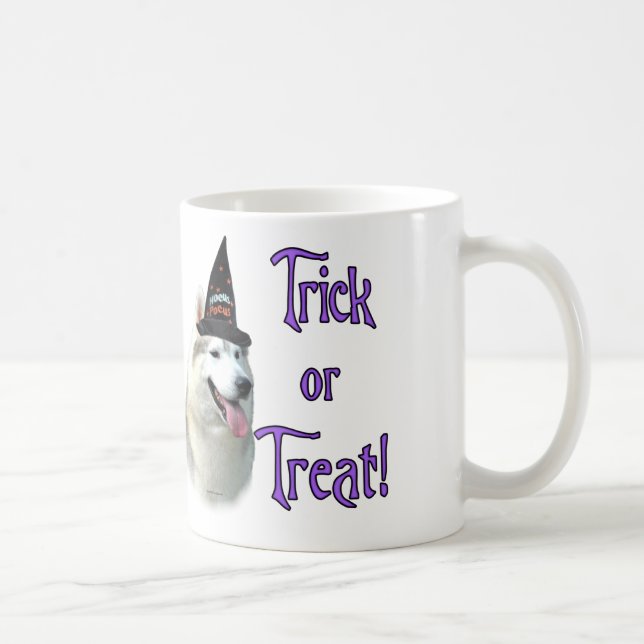 Caneca De Café Siberian Husky Trick Mug (Direita)