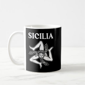 Caneca De Café Sicilia Flag Sicily Palermo Itália
