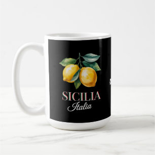 Caneca De Café Sicília Itália Orgulhosos Limões Italianos Frescos