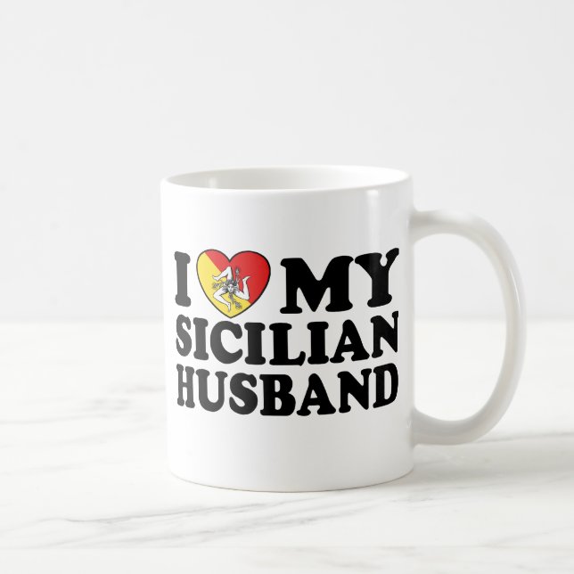 Caneca De Café Sicilian Husband (Direita)