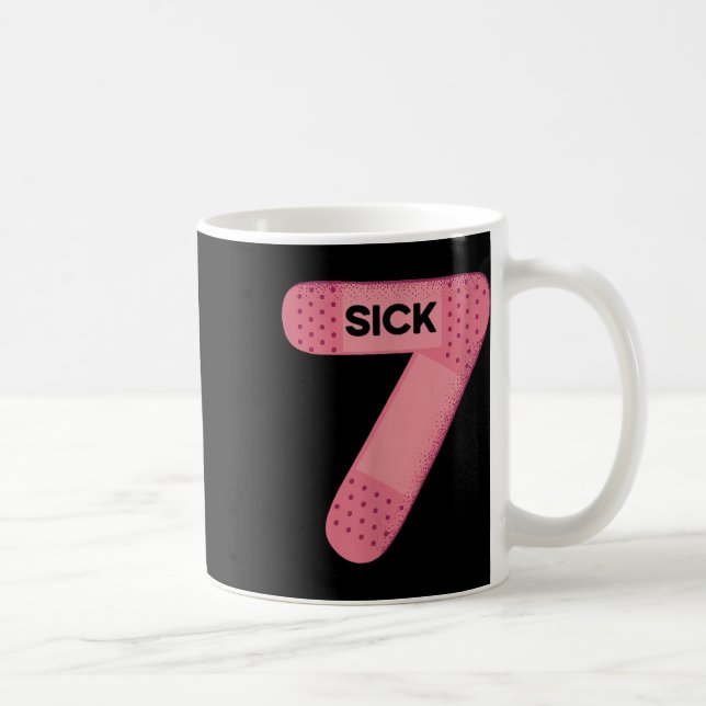Caneca De Café Sick Seven Meme Tee Six Seven Funny Wordplay  (Direita)