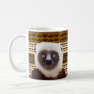 Caneca De Café Sifaka Lemur Madagascar