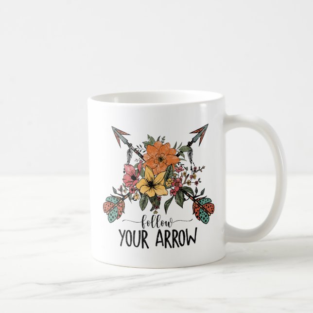 Caneca De Café Siga a seta (Direita)