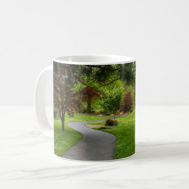 Caneca De Café Siga o caminho Pano Coffee Mug (Frente Esquerda)