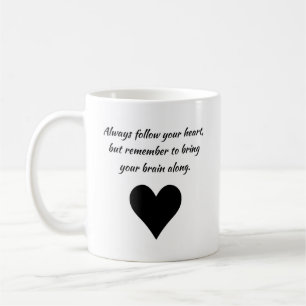 Caneca De Café Siga seu coração
