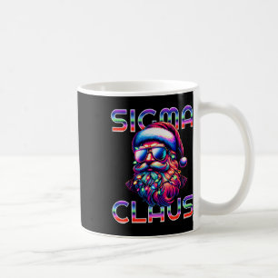 Caneca De Café Sigma Claus Engraçado Papais noeis de Natal Menino