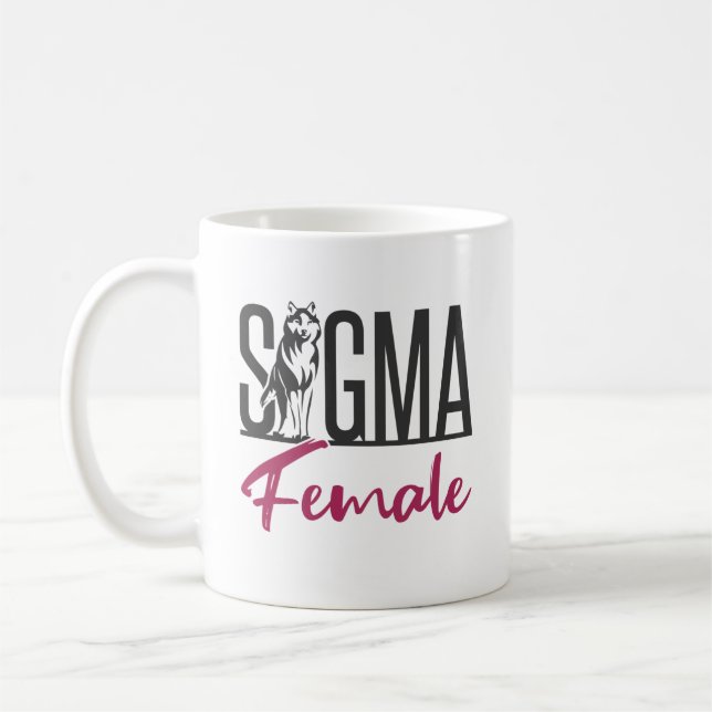 Caneca De Café Sigma Female Lone Wolf (Esquerda)