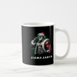 Caneca De Café Sigma Papai Noel Bruh Papai Noel Rizz Feliz Natal