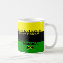 Caneca De Café Significado de cores da bandeira de Jamaica