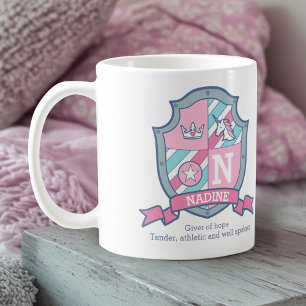 Caneca De Café significado do nome Nardine crista princesa rosa a