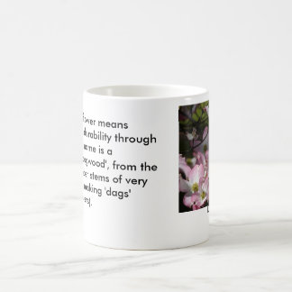 Caneca De Café Significado na natureza: Flor do Dogwood