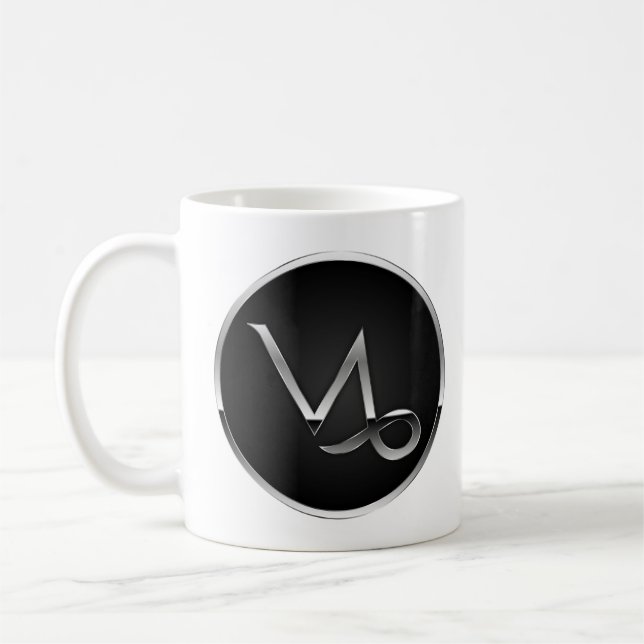 Caneca De Café Signo de Capricórnio (Esquerda)