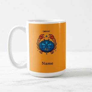 Caneca De Café Signo Zodiacal de Câncer Pop Art - Caranguejo Cele