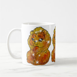 Caneca De Café Signo Zodiacal de Leão