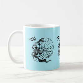 Caneca De Café signo zodiaco acquarius