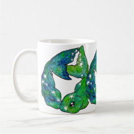 Caneca De Café Signo Zodíaco Peixes