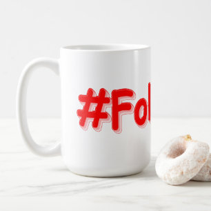 Caneca De Café "#SignonMe" Design. Comprar Agora