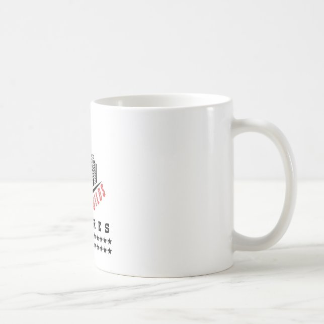 Caneca De Café Silêncio Constrói Impérios (Design Motivacional) (Direita)