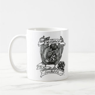 Caneca De Café SILÊNCIO É PARA OS SUCKERS: Tatuagem em Guiné