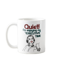 Silêncio eu estou apreciando meu tempo EXECUTIVO