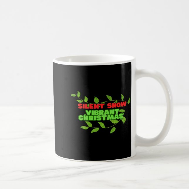 Caneca De Café Silent And Vibrant Christmas  (Direita)