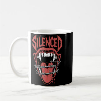 Caneca De Café Silent Scream Mouth Illustration