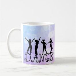 Caneca De Café Silhouette Dancers Bokeh Dance