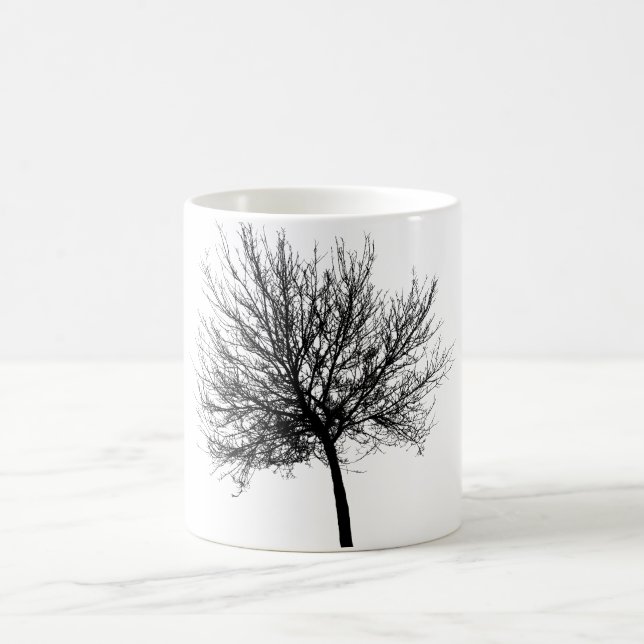 Caneca De Café Silhouette de Árvore (Centro)