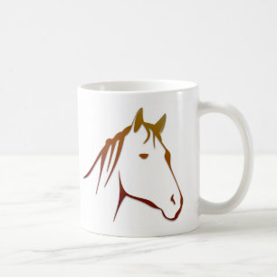 Caneca De Café Silhouette de Cavalo