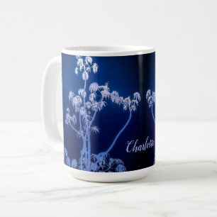 Caneca De Café Silhouette em Royal Blues Mug
