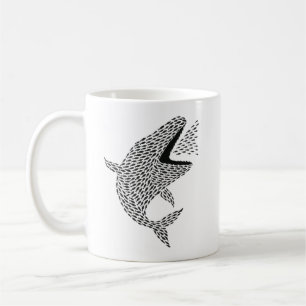 Caneca De Café Silhouette Orca