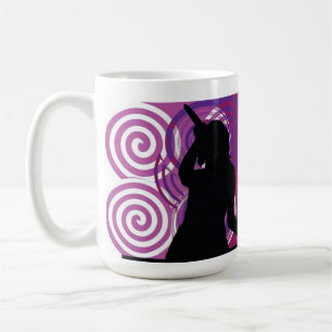 Caneca De Café Silhouette Singer Mug