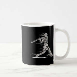 Caneca De Café Silhoute de Tipografia de Venda do Player