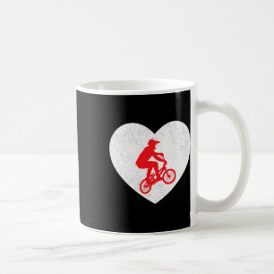 Caneca De Café Silhueta Bmx Ciclista Bicicleta Dia dos Namorados