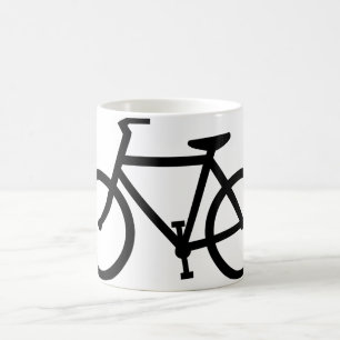 Caneca De Café silhueta de bicicleta