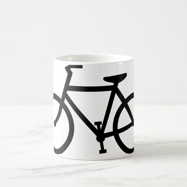 Caneca De Café silhueta de bicicleta (Centro)