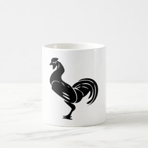 Caneca De Café Silhueta de galo