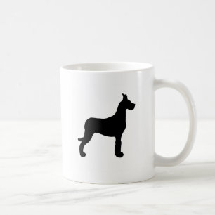 Caneca De Café Silhueta de great dane