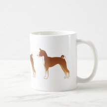 Silhueta de Ilustração de Cachorro Basenji