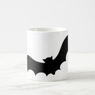 Caneca De Café Silhueta de Morcego