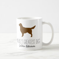 Silhueta de ouro para Retriever - O Maior Cachorro