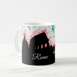 Caneca De Café Silhueta de Roma Italia