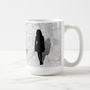 Caneca De Café Silhueta de uma Mulher