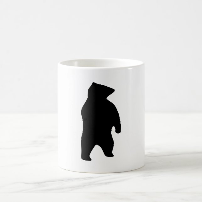Caneca De Café Silhueta de Urso (Centro)