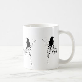 Caneca De Café Silhueta do pássaro