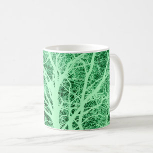 Caneca De Café Silhueta verde