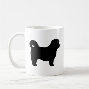 Caneca De Café Silhuetas da Raça Canina Shih Tzu